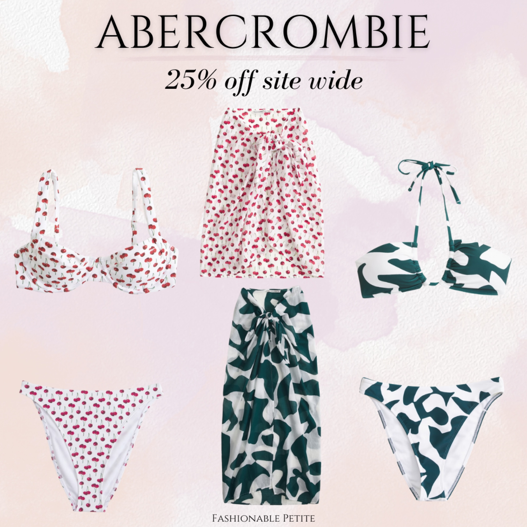 25% off site wide at Abercrombie! Loving their summer swim and cover ups.

Swimsuits, bikinis, beach outfit, swim coverup, sarong 

#LTKTravel #LTKSaleAlert #LTKFindsUnder100