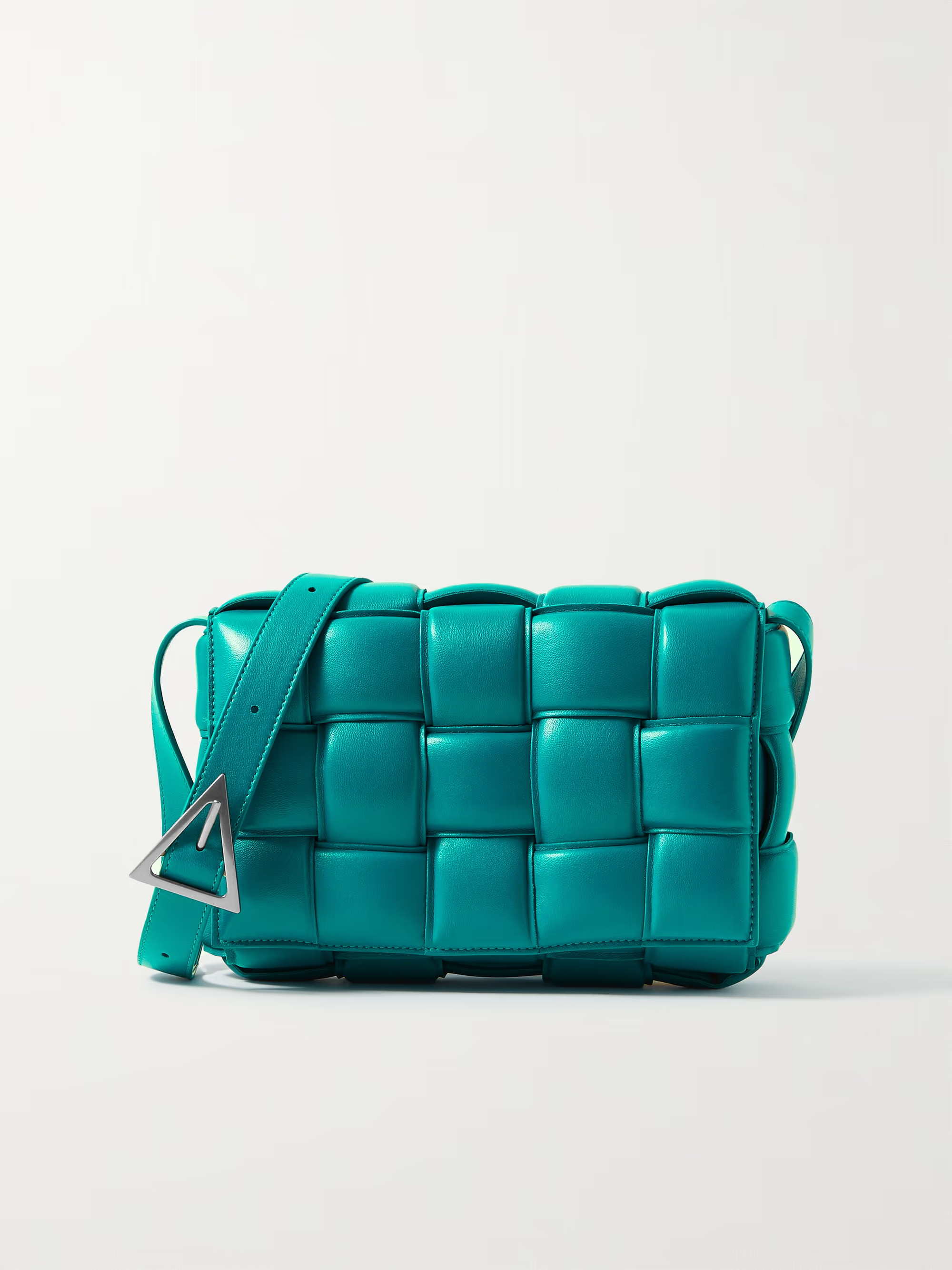 Cassette padded intrecciato leather shoulder bag | NET-A-PORTER (US)