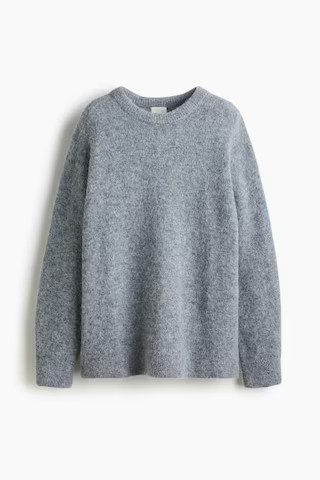 Oversized Alpaca-Blend Sweater | H&M (US + CA)