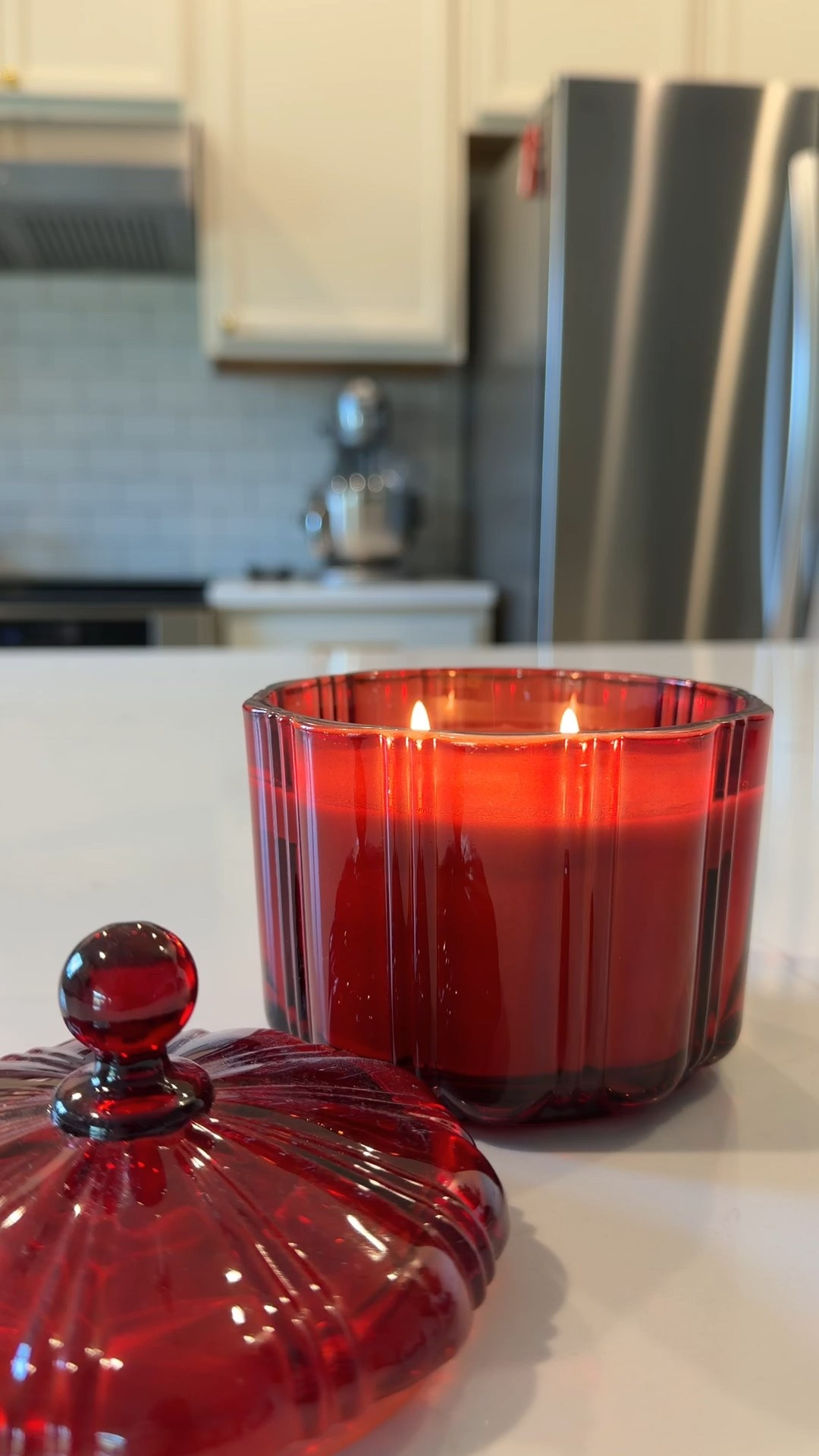 This pretty glass candle from Target smells like a fresh Christmas tree! It’s really pretty only counter with the lid on when I’m not burning it  

#LTKFindsUnder50 #LTKHome #LTKHoliday