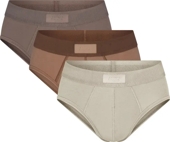 SKIMS 3-Pack Cotton & Modal Blend Briefs | Nordstrom | Nordstrom