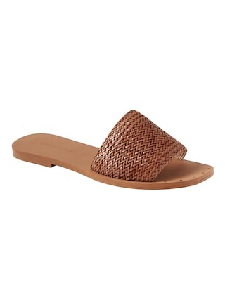 Woven Slide Sandals | Banana Republic US