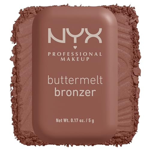NYX PROFESSIONAL MAKEUP Matte Buttermelt Bronzer, Longwear Face Makeup with Up to 12 Hours of Wear, Vegan Formula - Butta Off | Amazon (US)