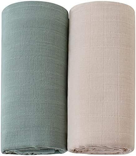 LifeTree Muslin Swaddle Blankets, Boys Girls Baby Muslin Swaddling Wrap Receiving Blanket Neutral... | Amazon (US)