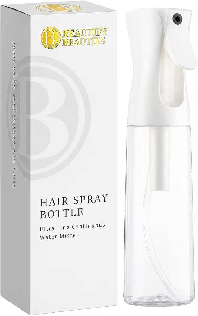 BeautifyBeauties Spray Bottle For Hair – Continuous Mister Spray Bottle for Hairstyling, Cleani... | Amazon (US)