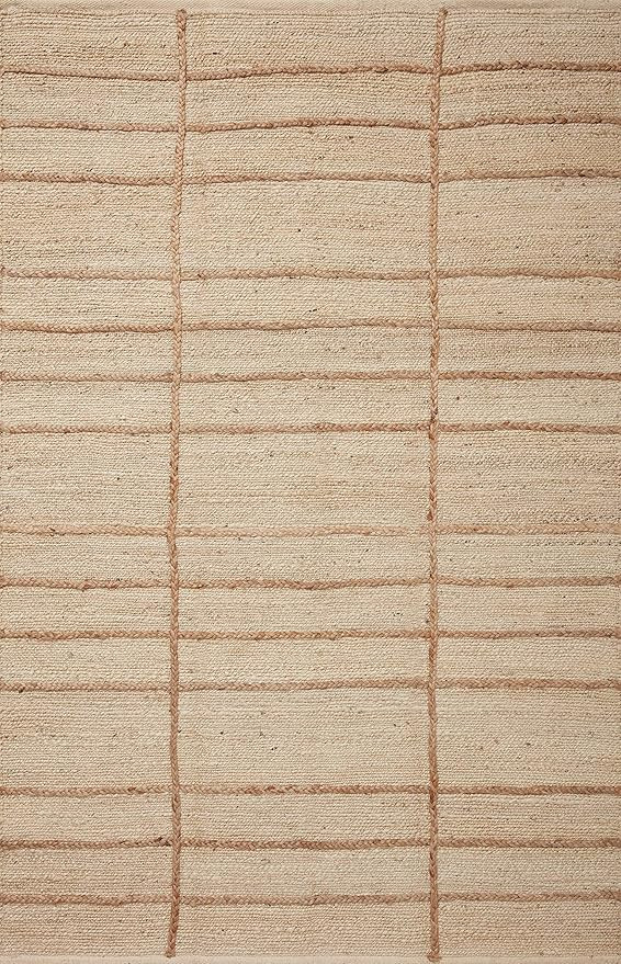 Loloi II Bodhi Collection BOD-04 Ivory/Tan 5'-0" x 7'-6" Area Rug | Amazon (US)