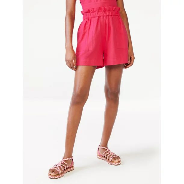 Scoop Women's Paperbag Shorts | Walmart (US)