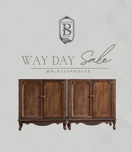 Wayfair Way Day Sale!! 
Vintage style double cabinet! 

#ltkxwayday


#LTKsalealert