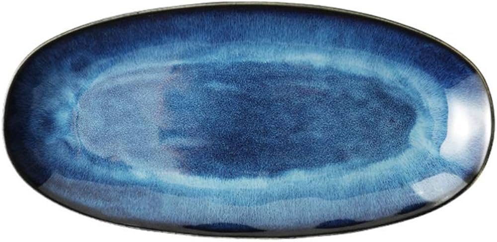 Cabilock Serving Platter Dishes Oval Dinner Plates Ceramic Serving Ware Party Trays Food Oven Saf... | Amazon (US)