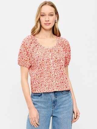 Airy Button-Down Top | Old Navy (US)