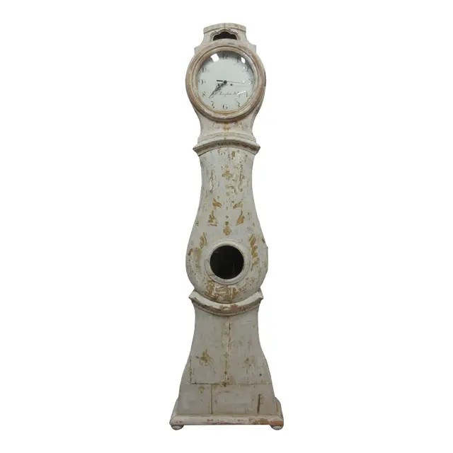 Original Painted Swedish Mora Clock | Chairish