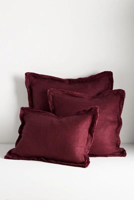 Luxe Linen Blend Pillow | Anthropologie (US)