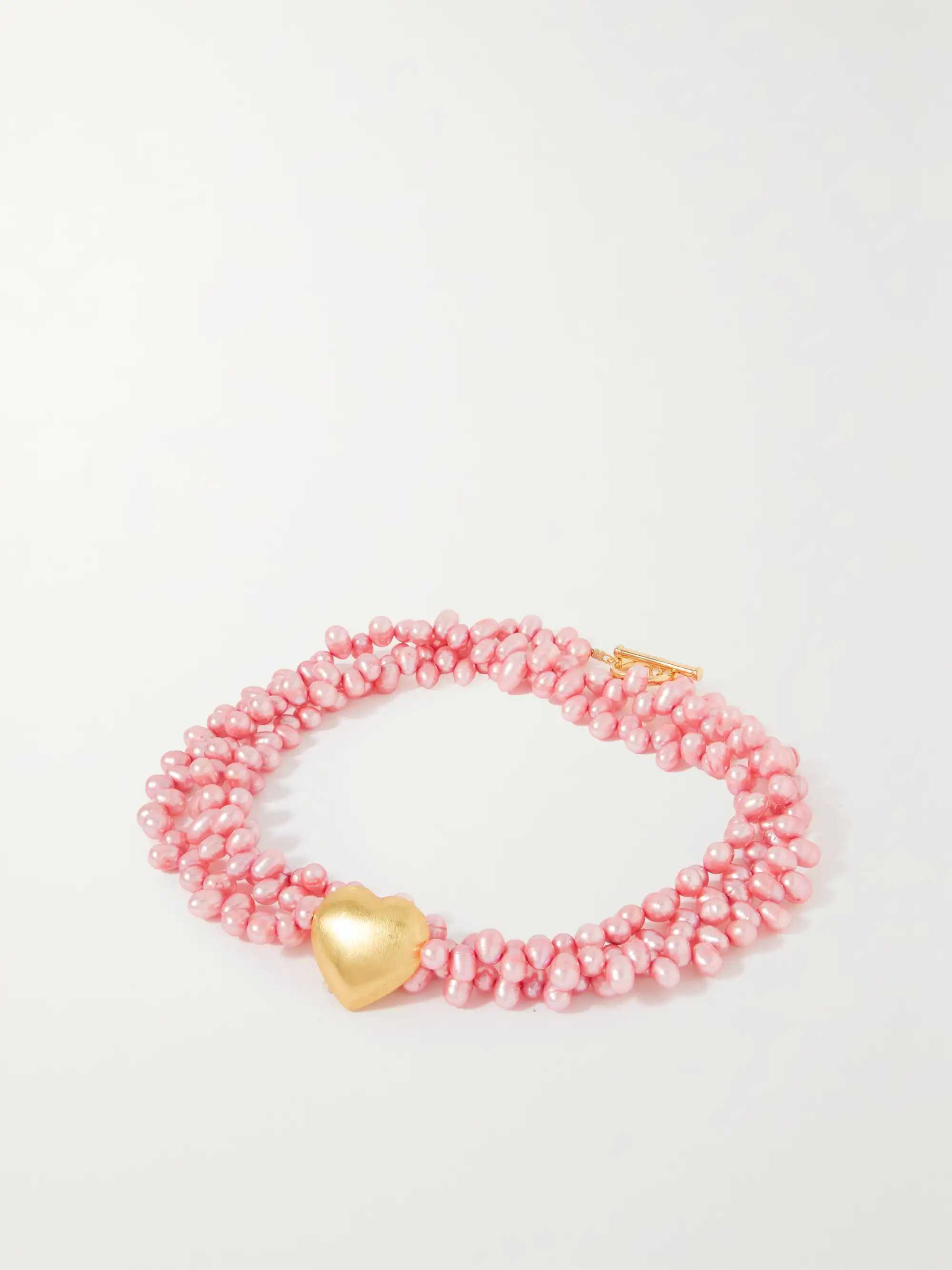Gold-tone pearl choker | NET-A-PORTER (US)