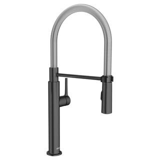 American Standard Studio S Single-Handle Pull-Down Sprayer Kitchen Faucet with Spring Spout in Ma... | The Home Depot