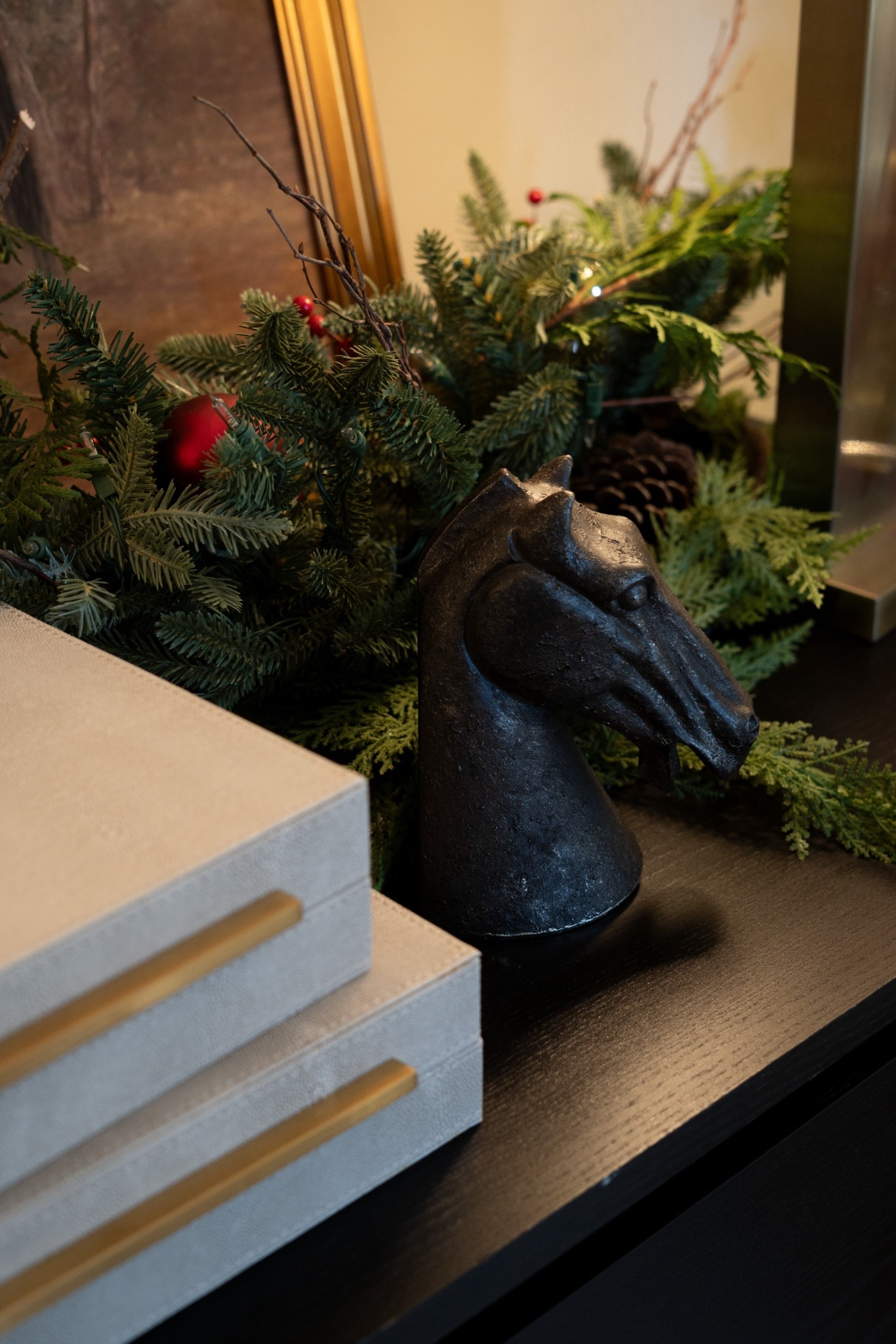 We created the sweetest Christmas bedroom for our daughter this year, and I’m obsessed with how it turned out. She loves horses and wanted something classic and timeless, so we blended equestrian details with Christmas touches — and the result is this beautiful, cozy, completely calming holiday retreat. It’s Christmas… with a perfectly polished twist.

#LTKSeasonal #LTKHome #LTKHoliday