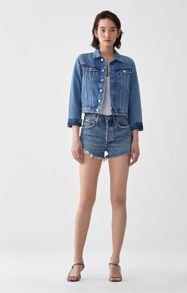 Parker Vintage Cut Off Short in Rock Steady | AGOLDE