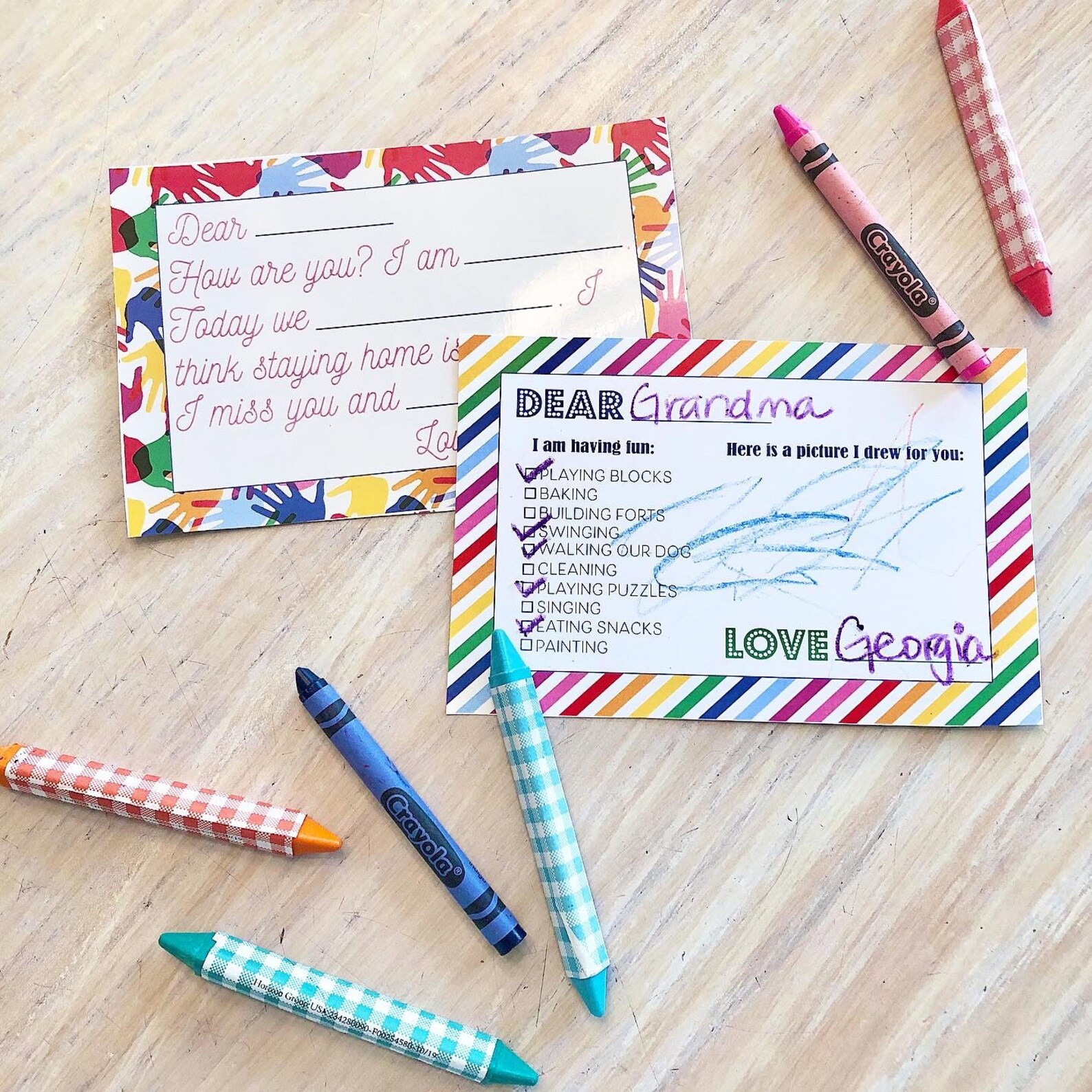 Kids fill in the blank notes, Social distancing cards, Quarantine Cards, Kids fill in the blank n... | Etsy (US)