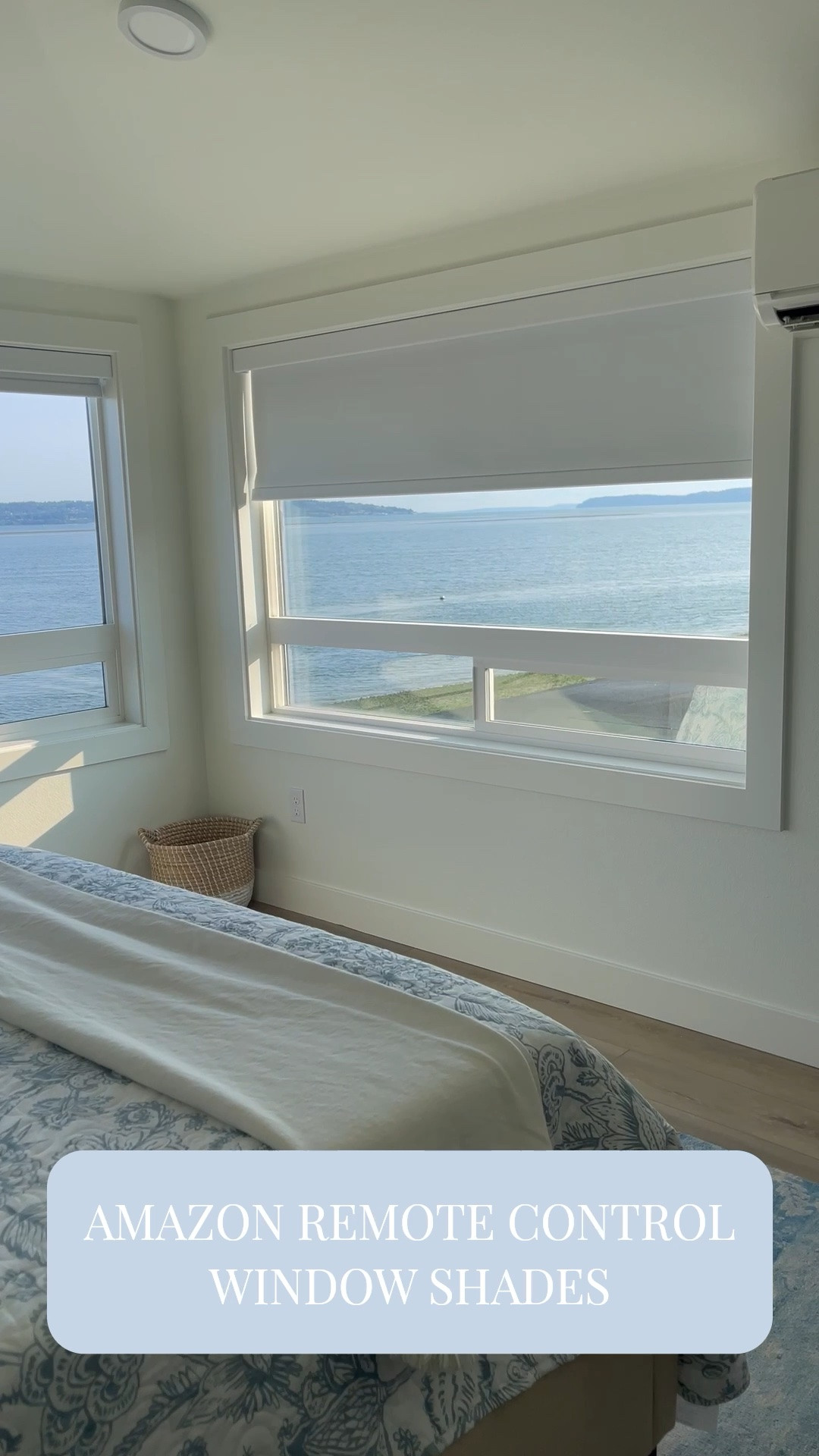 Amazon remote controlled window shades and coastal bedroom idea

#LTKdayinmylife #LTKHome #LTKSaleAlert