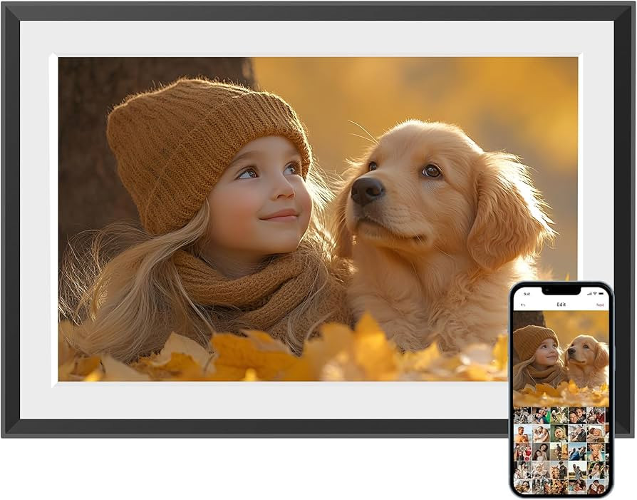 THOMSON 10.1 Inches Digital WiFi Picture Frame, Digital Photo Frame with 32 GB, 1280x800 HD IPS T... | Amazon (US)
