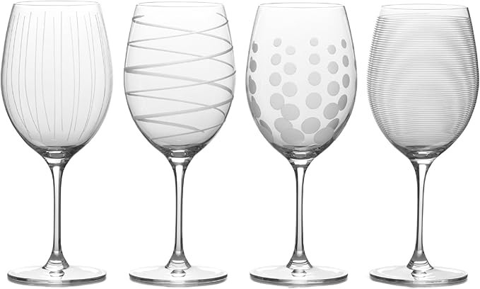Mikasa Cheers Bordeaux Red Wine Glass, 24-Ounce, Set of 4 | Amazon (US)