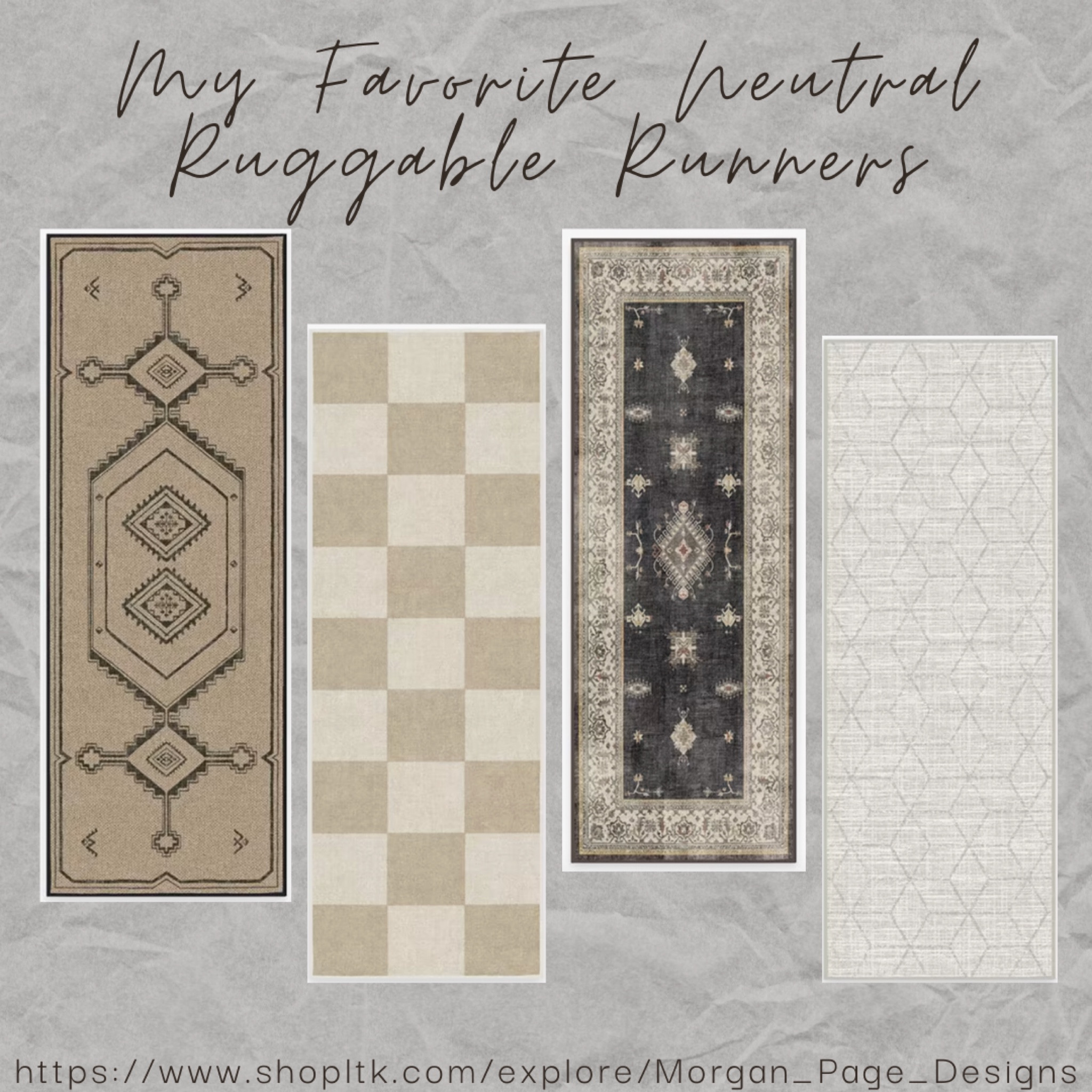 Shop my fav @ruggable runners! Love all of these in the kitchen, bathroom, or a hallway. 🤗 #morganpagedesigns #LTKhome 