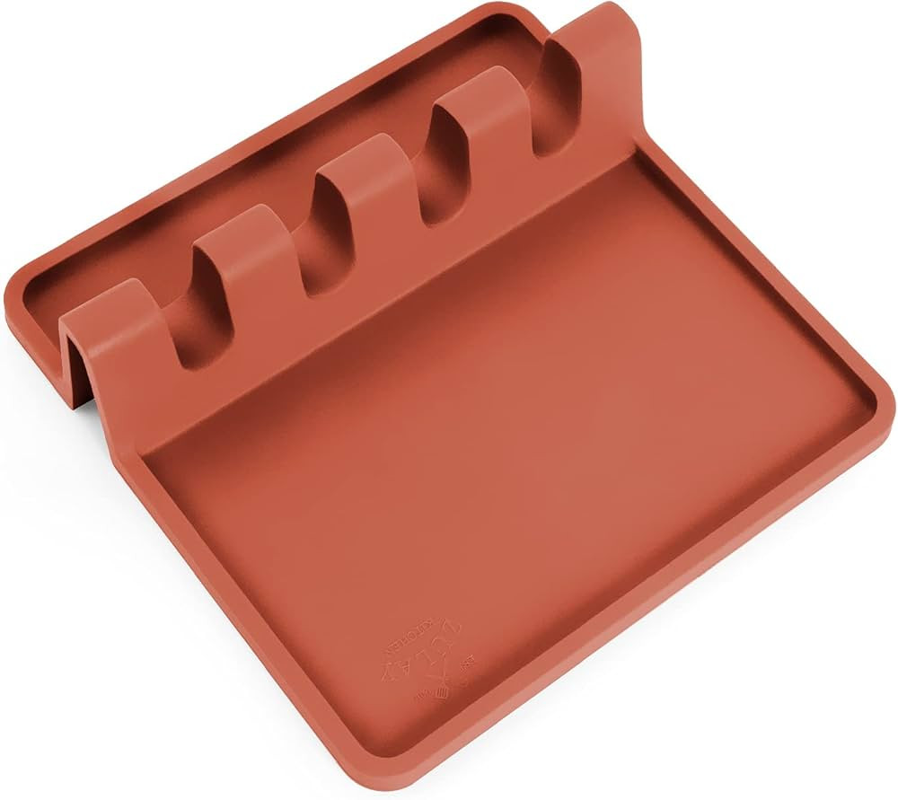 Silicone Utensil Rest with Drip Pad for Multiple Utensils, Heat-Resistant, BPA-Free Spoon Rest & ... | Amazon (US)