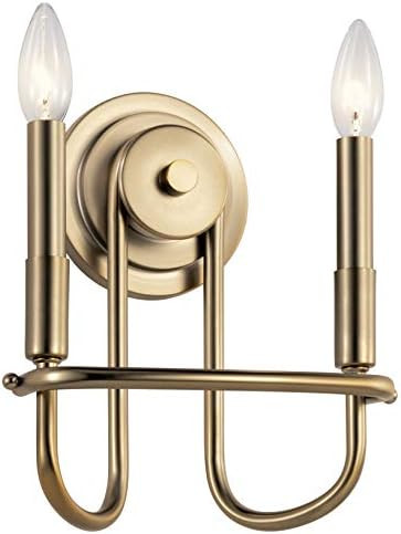Kichler Capitol Hill 10.75" 2 Light Wall Sconce in Classic Bronze | Amazon (US)