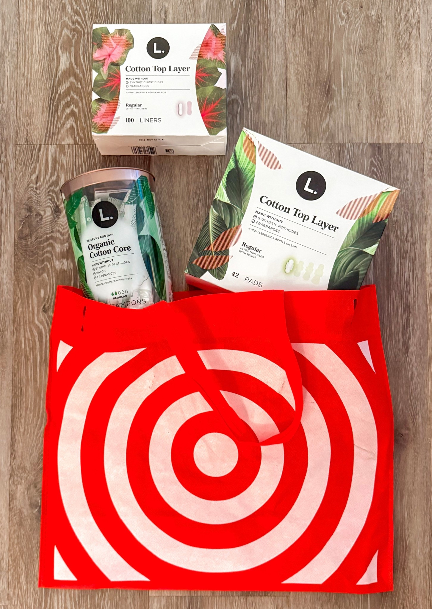 #AD Restocking my bathroom essentials and of course I had to grab my go to: @thisislperiod  Organic Cotton Ultra Thin Pads! I love that they’re made with a U.S. grown organic cotton top layer and without synthetic pesticides or fragrances✨
@target is my favorite place to grab everything in one stop… skincare, snacks, home goodies, and period care. And if I’m not shopping in-store (with a little Starbucks treat in hand ☕️), the Target app makes it so easy to do Drive Up or Same-Day delivery when I’m in a pinch💕#TargetPartner #liketkit @Shop.LTK