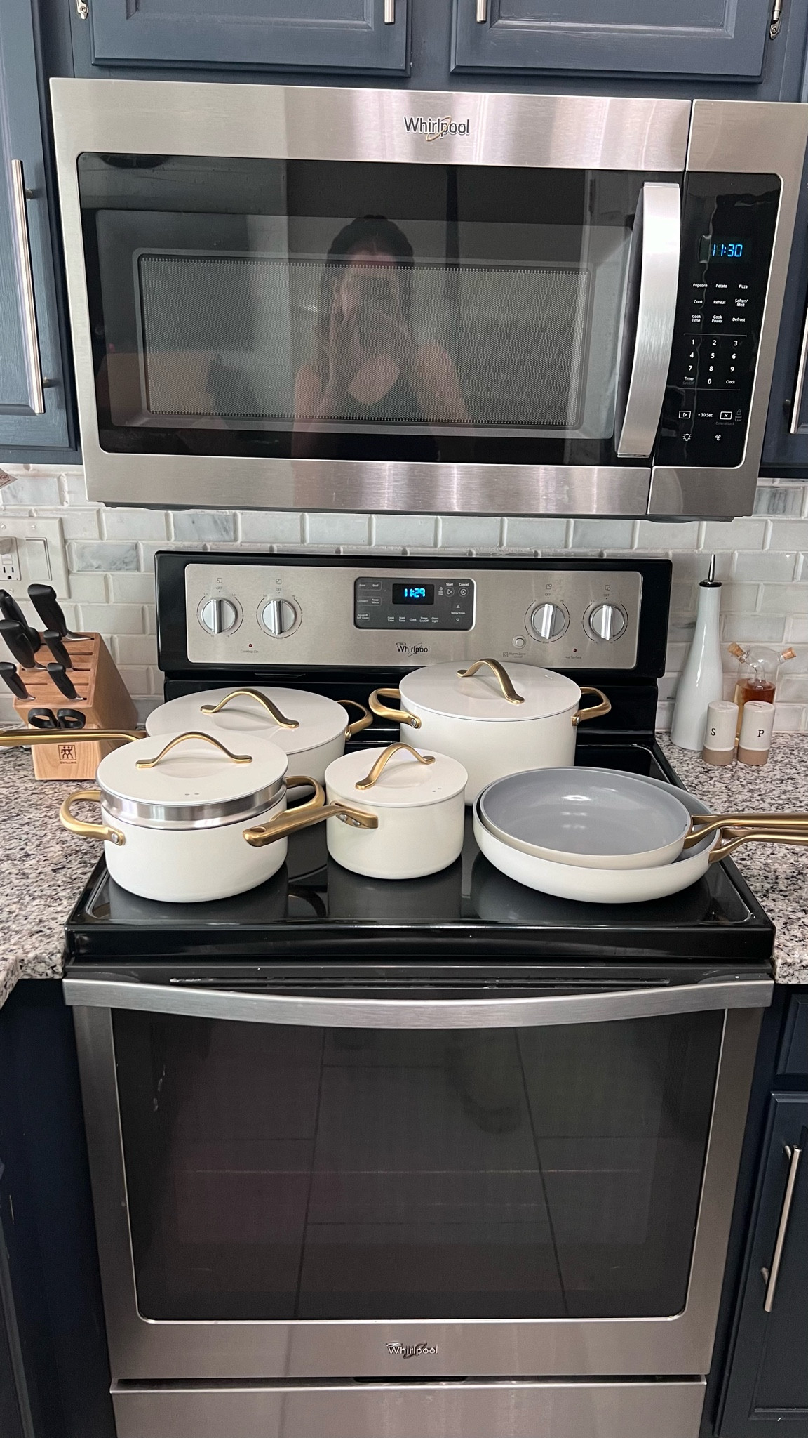 Cutest pan set 🍳 ltk home items, white and gold pots and pans, nonstick ceramic pans, aesthetic home decor, frying pans, Sam’s club members mark finds, kitchen finds 

#LTKhome #LTKfamily #LTKsalealert