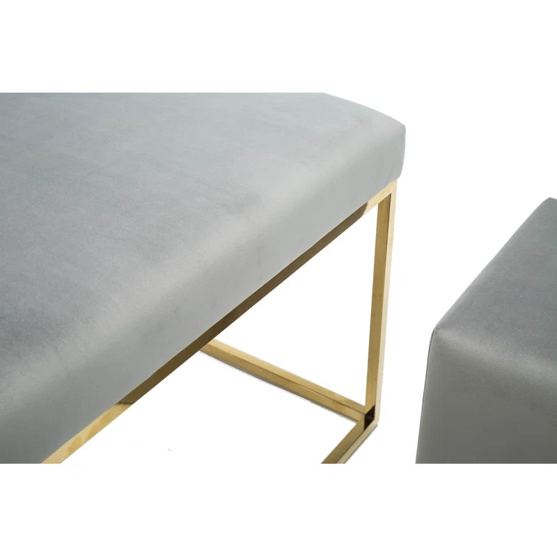 Lila Tri Velvet Bench Set | Wayfair North America
