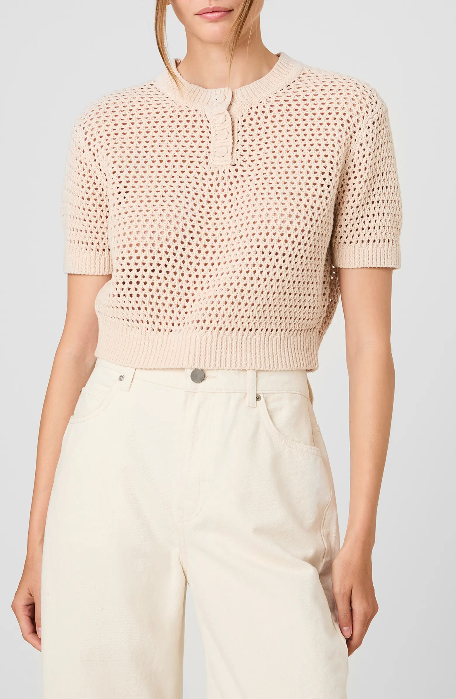 Teddy Open Stitch Sweater | Nordstrom