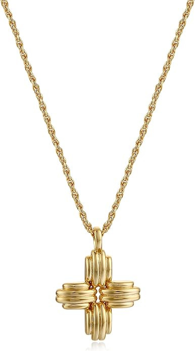 Dainty Layered Choker Necklace 18k gold Plated Y Pendant Necklace Multilayer Bar Disc Necklace Ad... | Amazon (US)