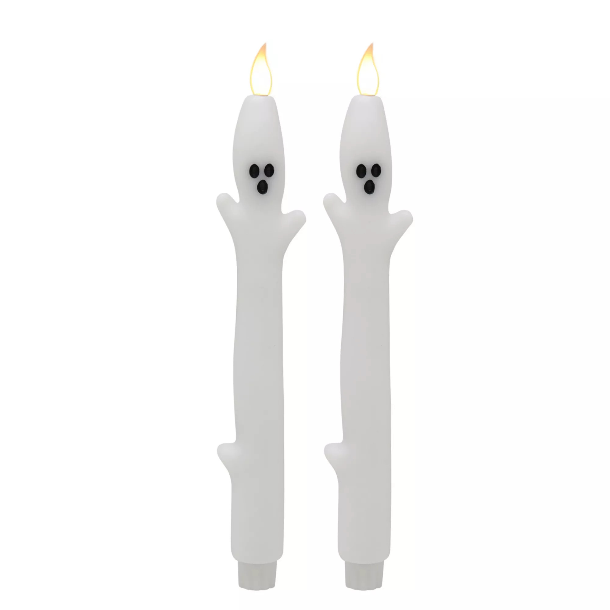 Celebrate Together™ Halloween Ghost LED Taper Candles Set of 2, Multi | Kohl's