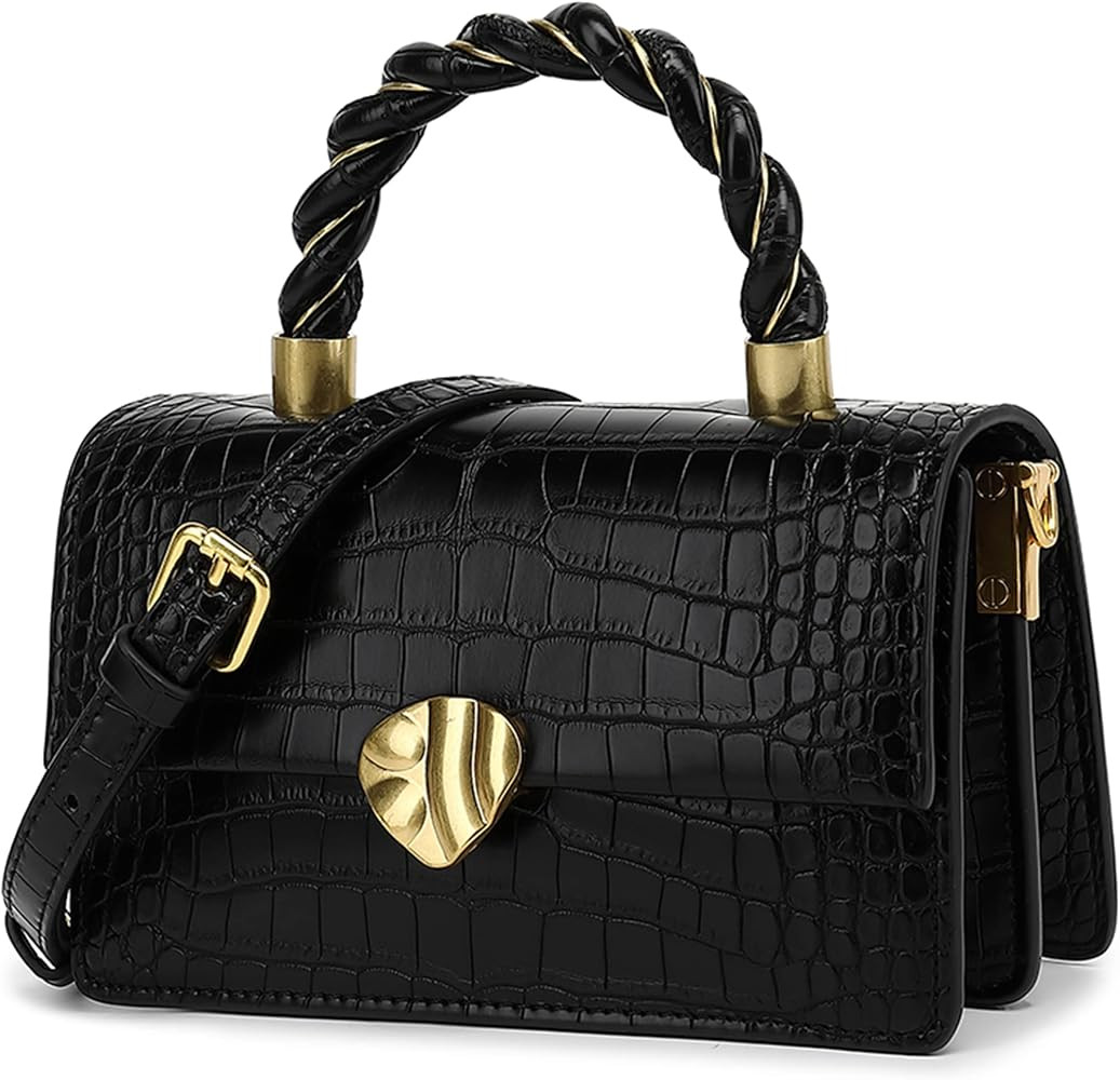 LL LOPPOP Small Classy Crossbody Purse,Top Handle Handbags for Women,Satchel Bags with Handle | Amazon (US)