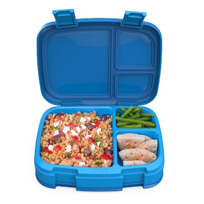 Bentgo Fresh Leakproof Versatile 4 Compartment Bento-Style Lunch Box with Removable Divider - Blue | Target