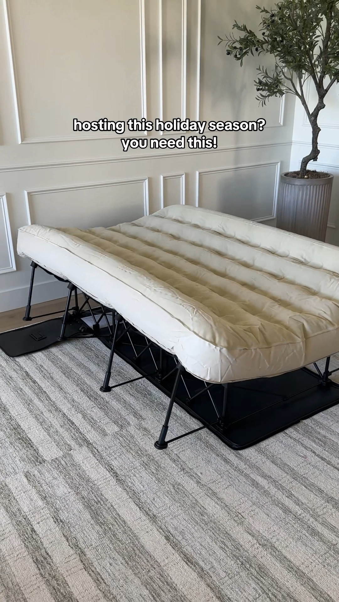 A self-inflating mattress on wheels is a MUST have for hosting this holiday season! It inflates and deflates in under 2min, you can choose the firmness and it’s super easy to store



#LTKHoliday #LTKHome