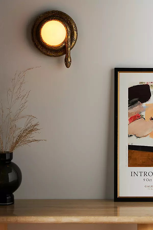 Magdalena Snake Sconce Wall Light | Anthropologie (US)