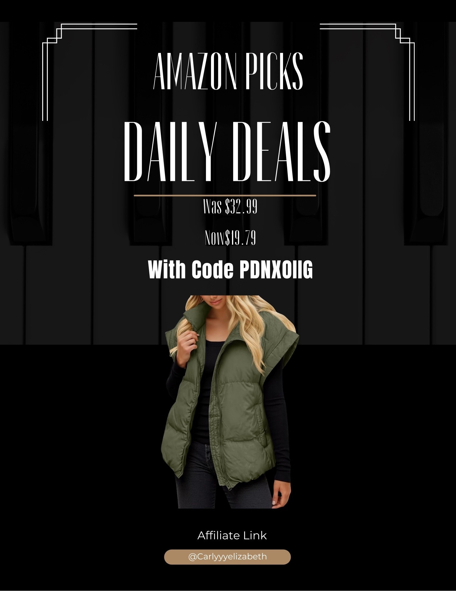 Puffer vest daily deal

#LTKootd #LTKFindsUnder50 #LTKSaleAlert