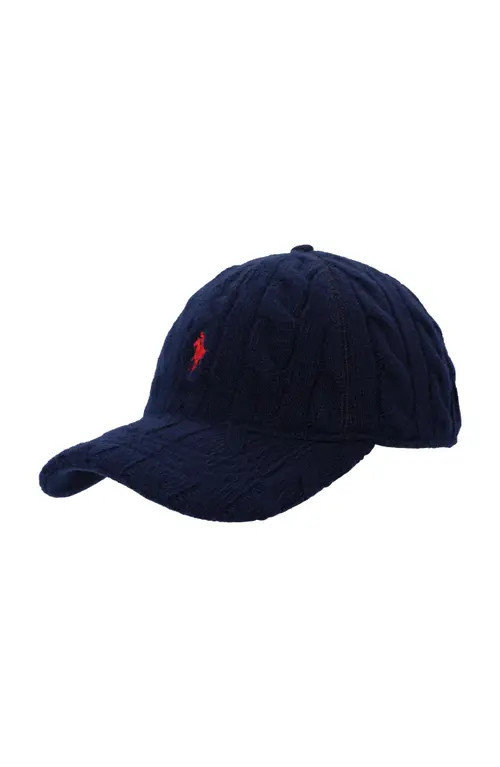 Polo Ralph Lauren Cable Baseball Hat in Newport Navy at Nordstrom | Nordstrom