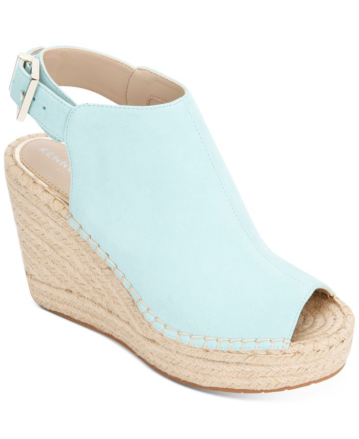 Women's Olivia Espadrille Peep-Toe Wedges | Macys (US)