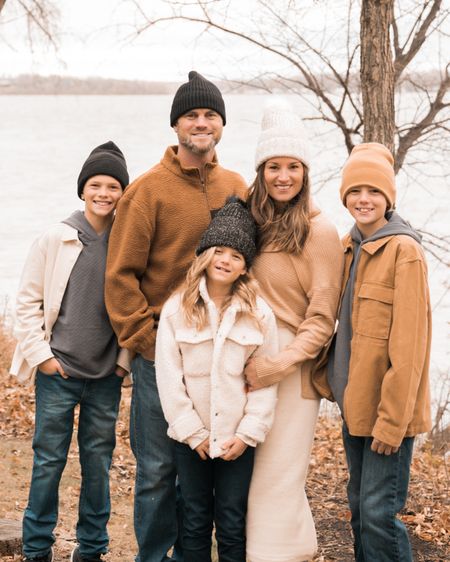 This year for our Christmas card I really wanted a cozy family picture by the lake and I love how it turned out! #walmartpartner One year I spelled my son’s name wrong on the Christmas card and then went through each one and crossed it out and wrote it correctly because I was NOT reordering cards 🤦🏻‍♀️ Check out these great @walmartfashion items we used in our family photos! #walmartfashion
 
Follow my shop @rignellranch on the @shop.ltk app to shop this post and get my exclusive app-only content!

@shop.LTK #liketkit #liketk.it

 

#LTKfamily #LTKkids #LTKSeasonal