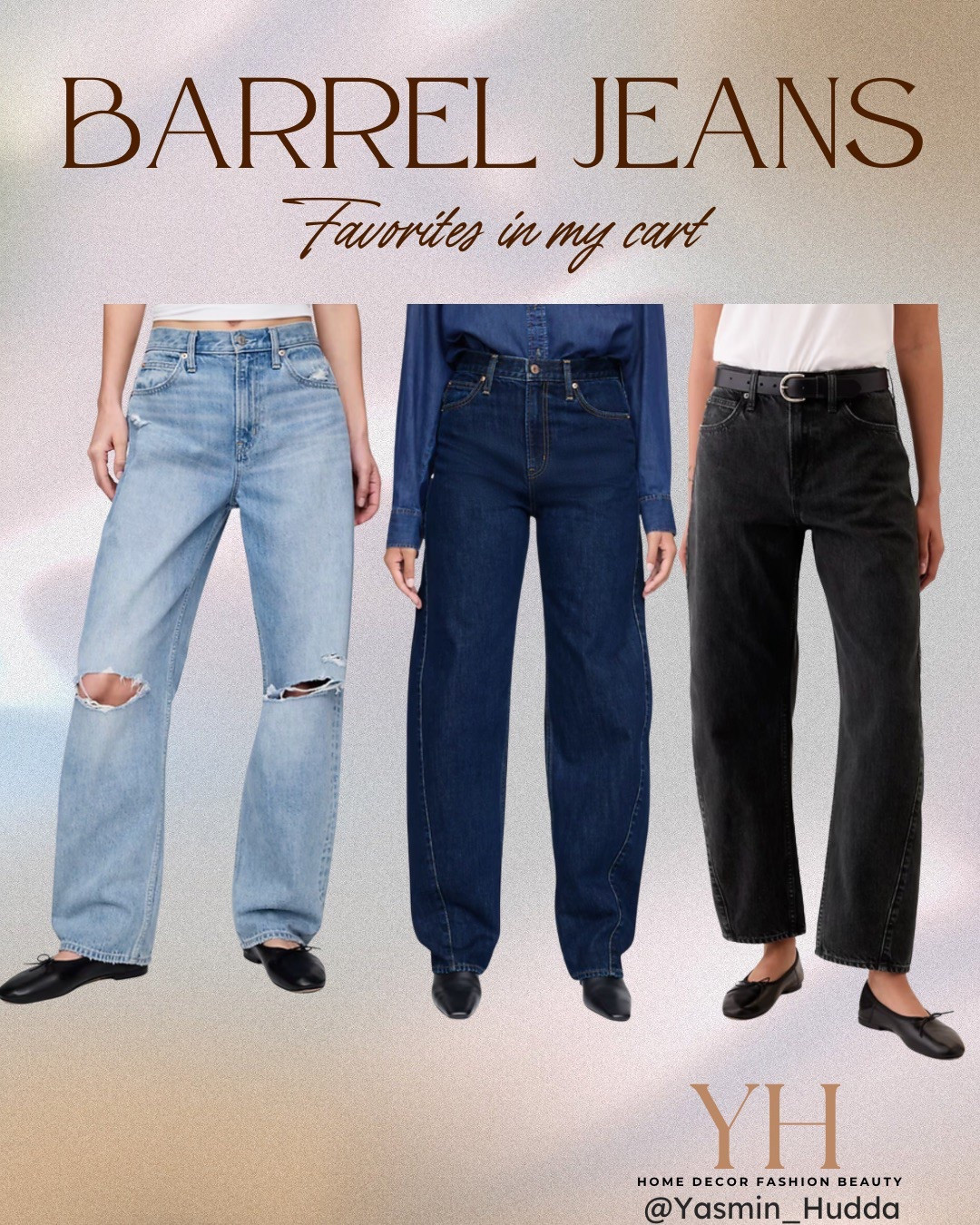 Trending barrel jeans, comfy and stylish 

#LTKFindsUnder100 #LTKStyleTip