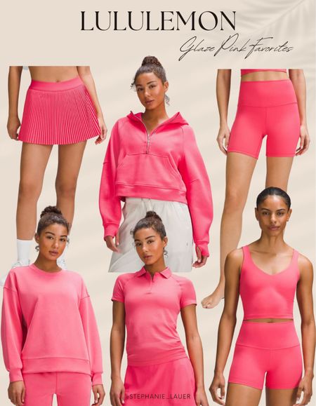 Lululemon Glaze Pink activewear favorites 

#LTKfitness #LTKstyletip #LTKSeasonal