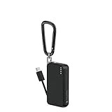 mophie PowerStation Keychain - Mini Portable Battery with Carabiner (1,200mAh) - Black (401102519... | Amazon (US)