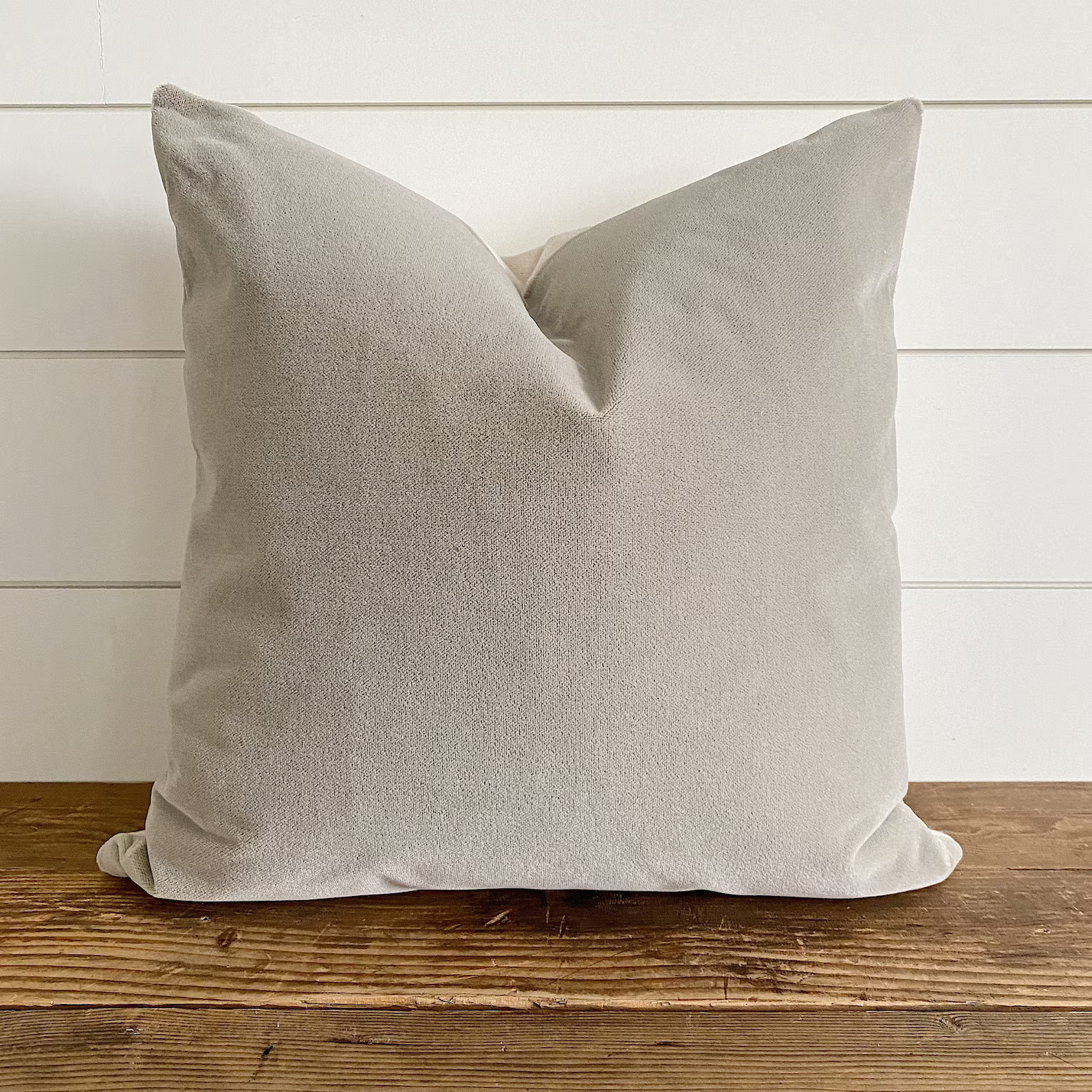 DREW  Neutral Velvet Pillow Cover  Mushroom Tan Pillow  | Etsy | Etsy (US)