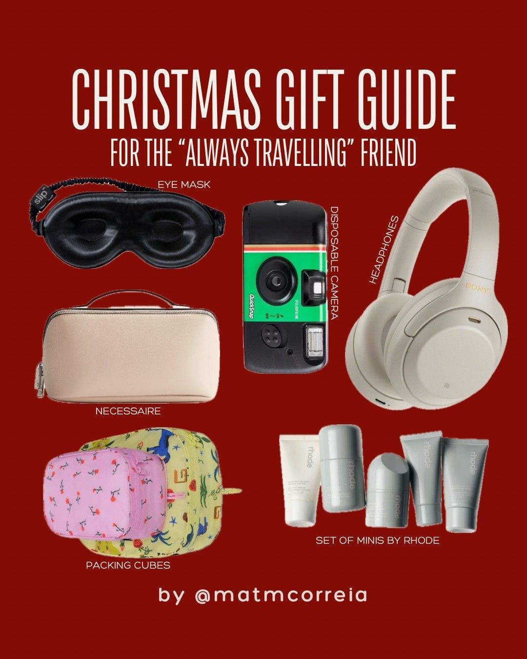 Christmas Gift Guide 2025: Always traveling friend ✈️

#LTKHoliday #LTKTravel #LTKGiftGuide