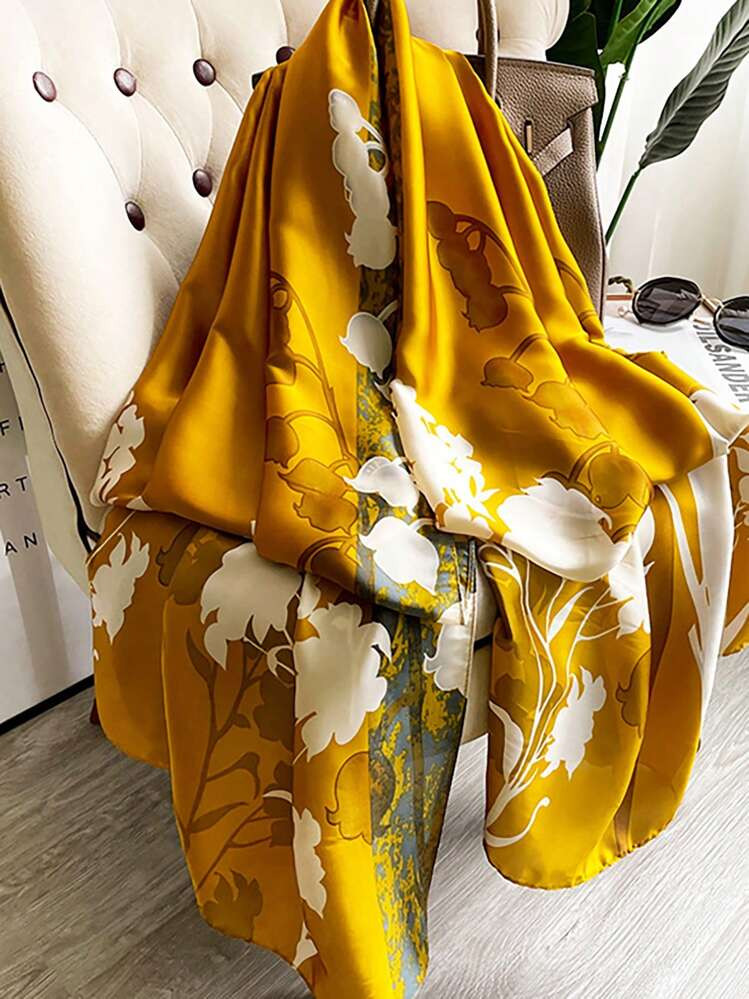 1pc Women's Fashion Long Smooth Scarf | SHEIN