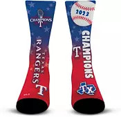 For Bare Feet 2023 World Series Champions Texas Rangers Socks | Dick's Sporting Goods