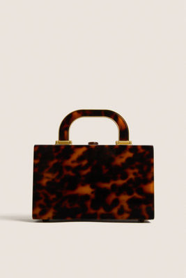 Tortoise Acrylic Top Handle Bag | Tuckernuck (US)