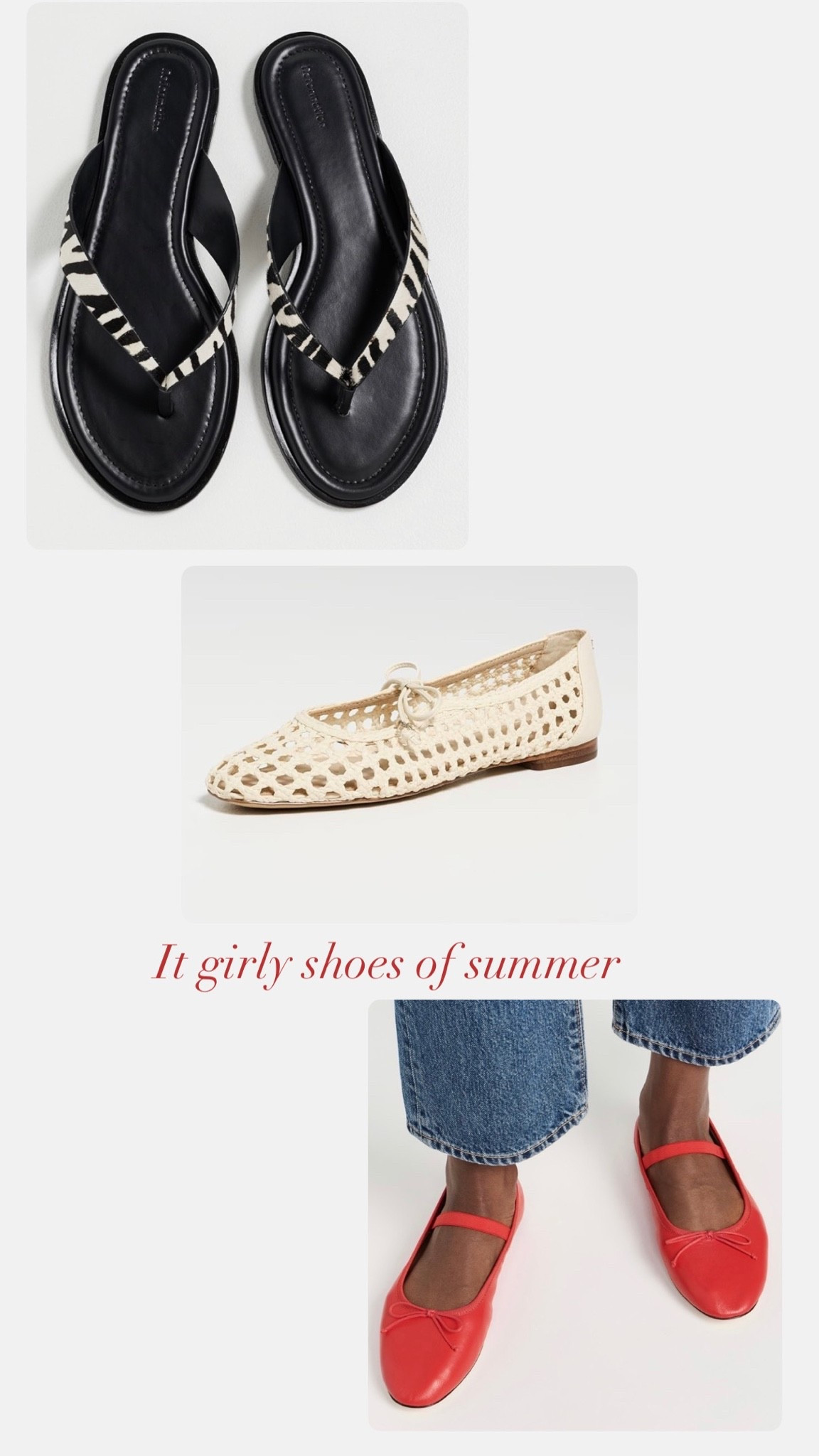 It girl shoes of summer — daily edit cover from Found by Em